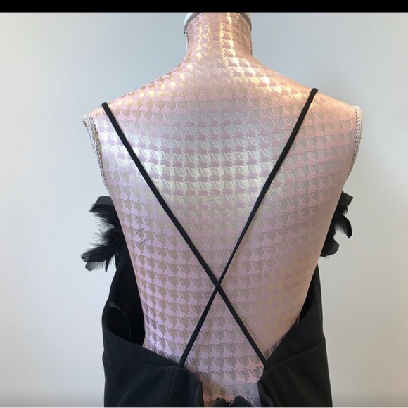 Holy Renfrew feather black dress NWT - Picture 1 of 11